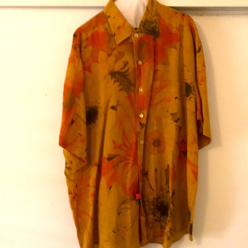 Ermenegildo  Zegna. Mens linen shirt. XL.
